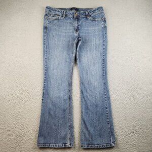 Levi's 518 Jeans Women's 16 Medium Superlow Bootcut Denim Pants Blue Stretch